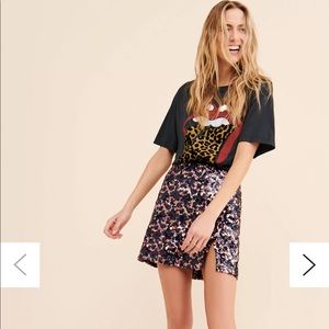 Urban Outfitters Darren Sequin Mini Skirt